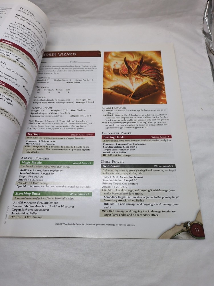 Dungeons And Dragons 4th Edition Quick-Start Rules