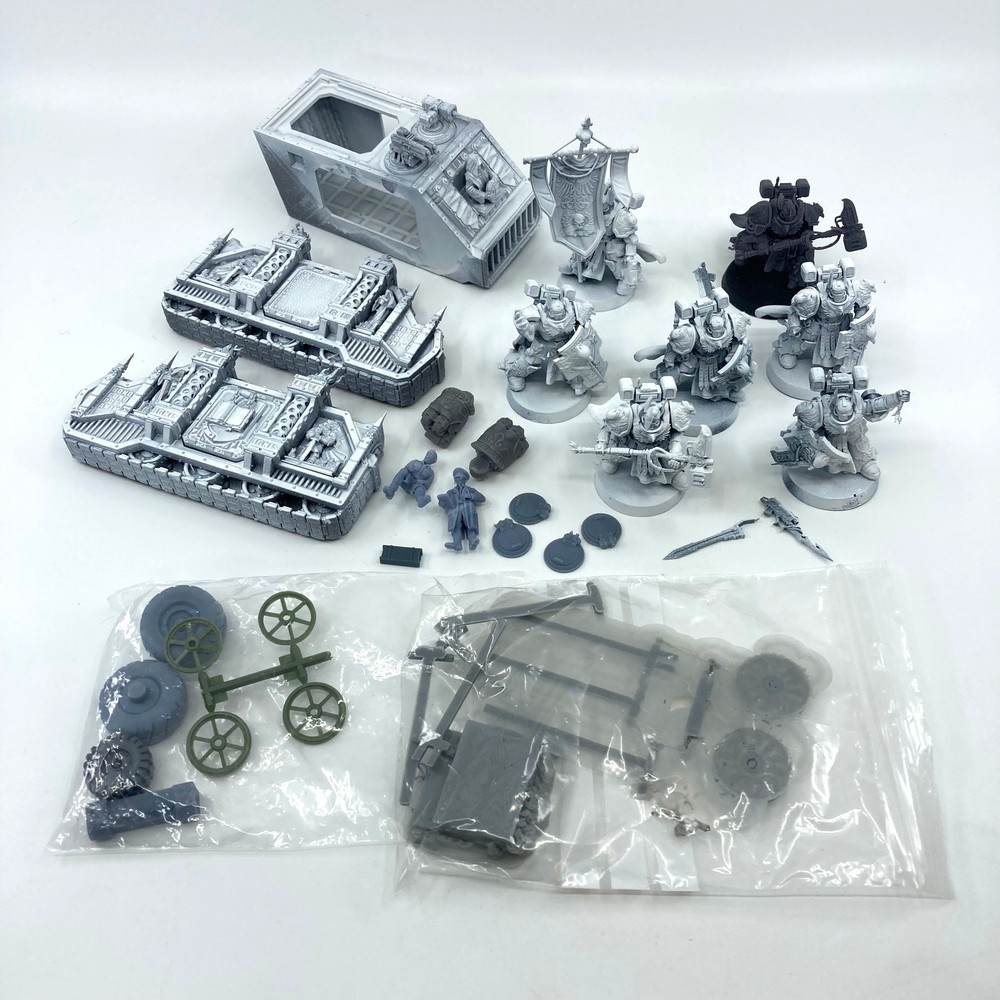 Future Soldiers & Tank - 3d Printed Miniatures - Unbranded BOX351
