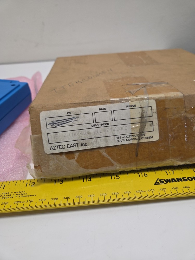 Tie/Communications 60002 4-Cou Plug-In Line Module *NOS*