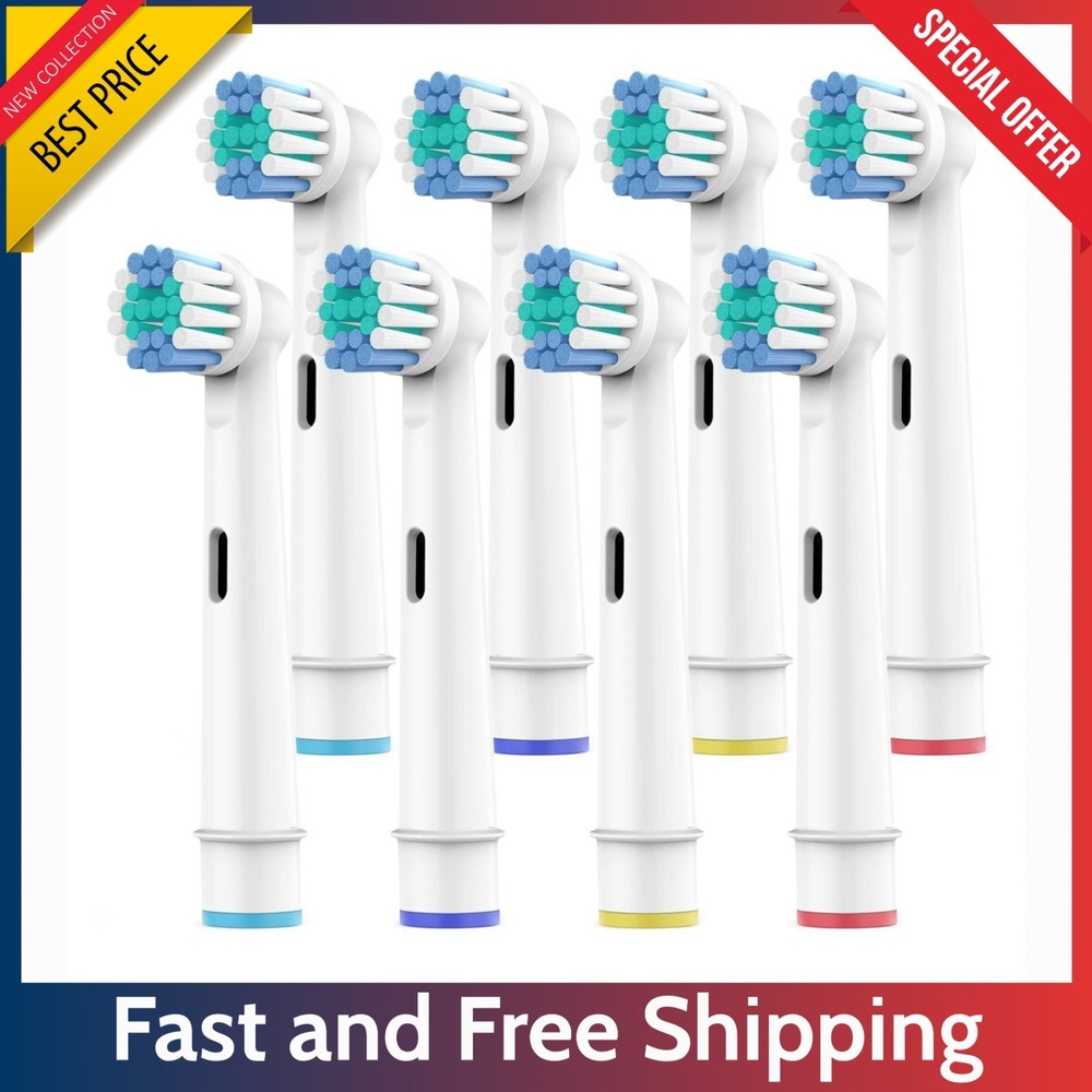 Oral-B Compatible Toothbrush Heads 8 Pack – Precision Clean, Medium Soft Bristle
