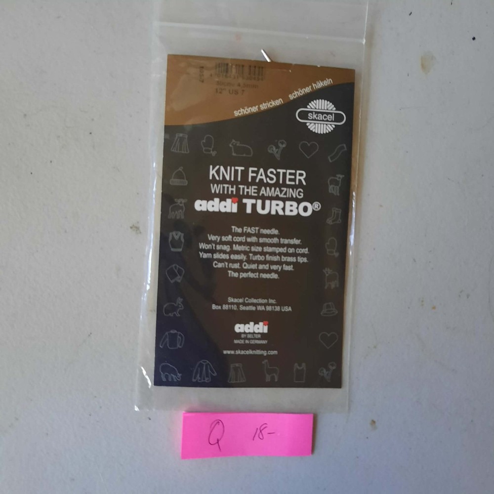 addi Turbo knitting needles 12"