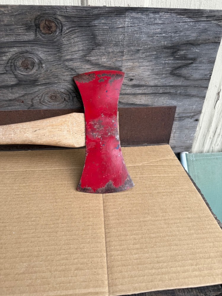 Vintage nice 3-1/2 Lb. Sager double bit axe, 36" handle.