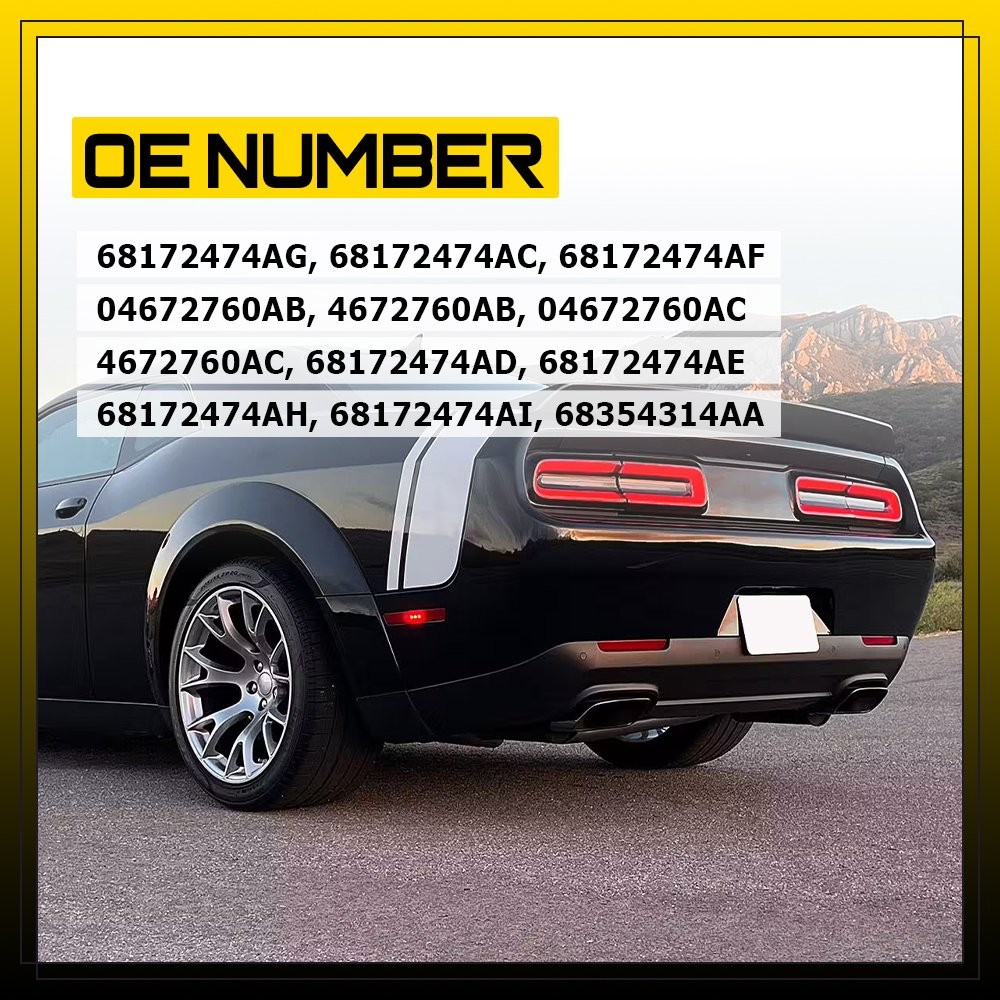 Reverse Camera Rear View Back-Up Camera For 2015-23 Dodge Challenger 68172474AF