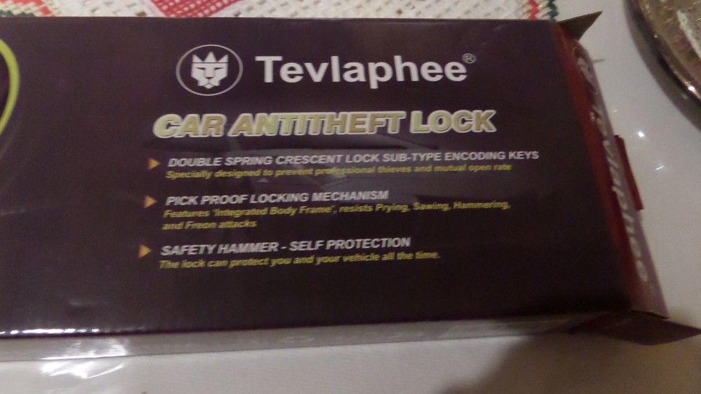 Tevlaphee Steering Wheel Lock