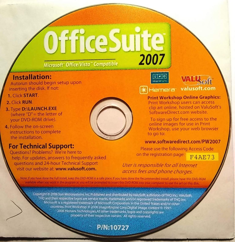 Office Suite 2007 by ValuSoft Compatible with Microsoft Office