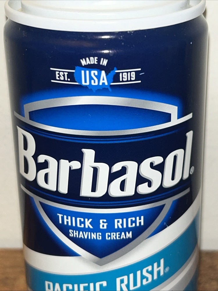 Barbasol Pacific Rush Thick & Rich Shaving Cream - 10 oz - Rust-Proof Bottom