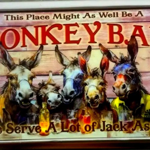 Cigarette Case Bartender Donkey Bar for Kings & 100's Cigarettes