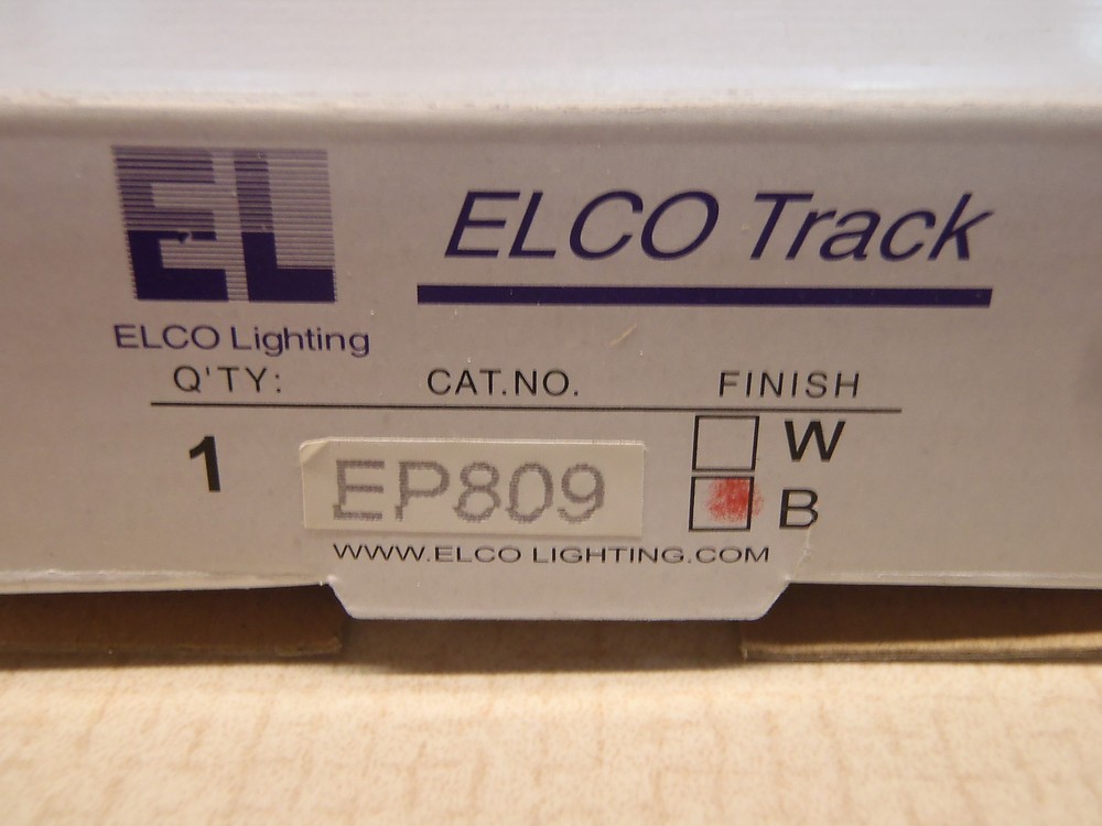 EP809B Elco Lighting Track Light Adapter