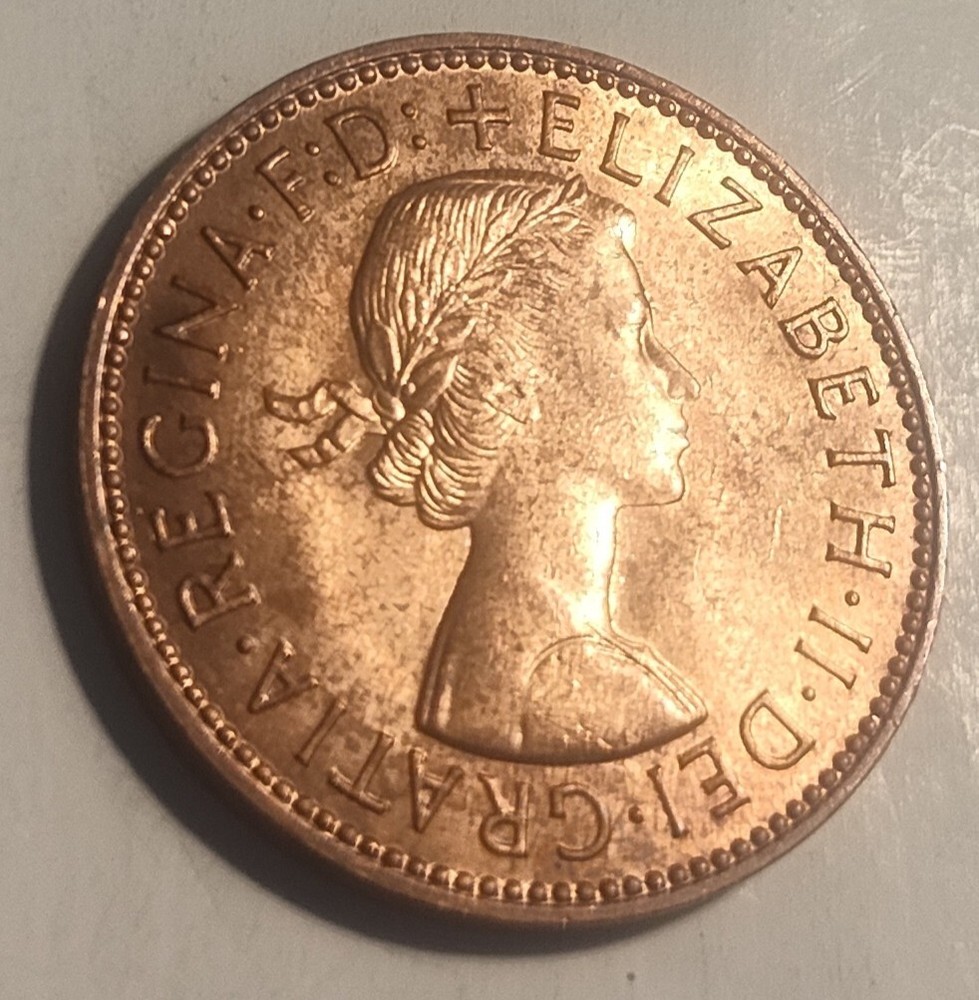 1966 Half Penny Coin. QEII