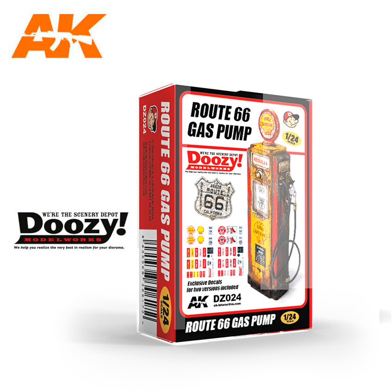 AK-Interactive 1/24 Route 66 Gas Pump