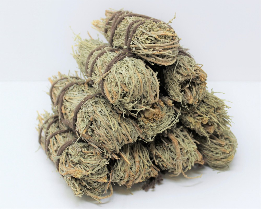 Desert Sage Smudge Stick 3" - 4" Bundle (Wand Incense Remove Negative Energy)