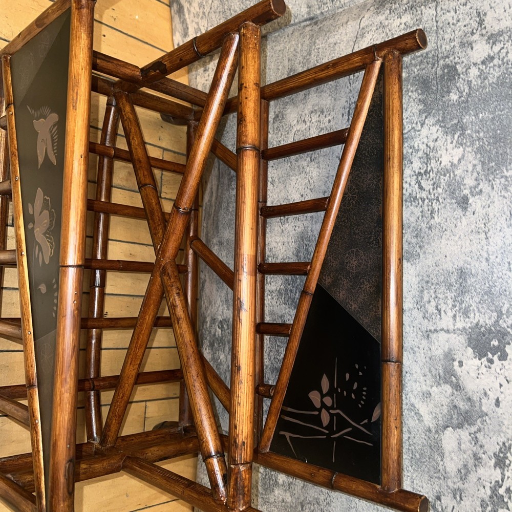 Palecek Victorian Style Bamboo Magazine Rack