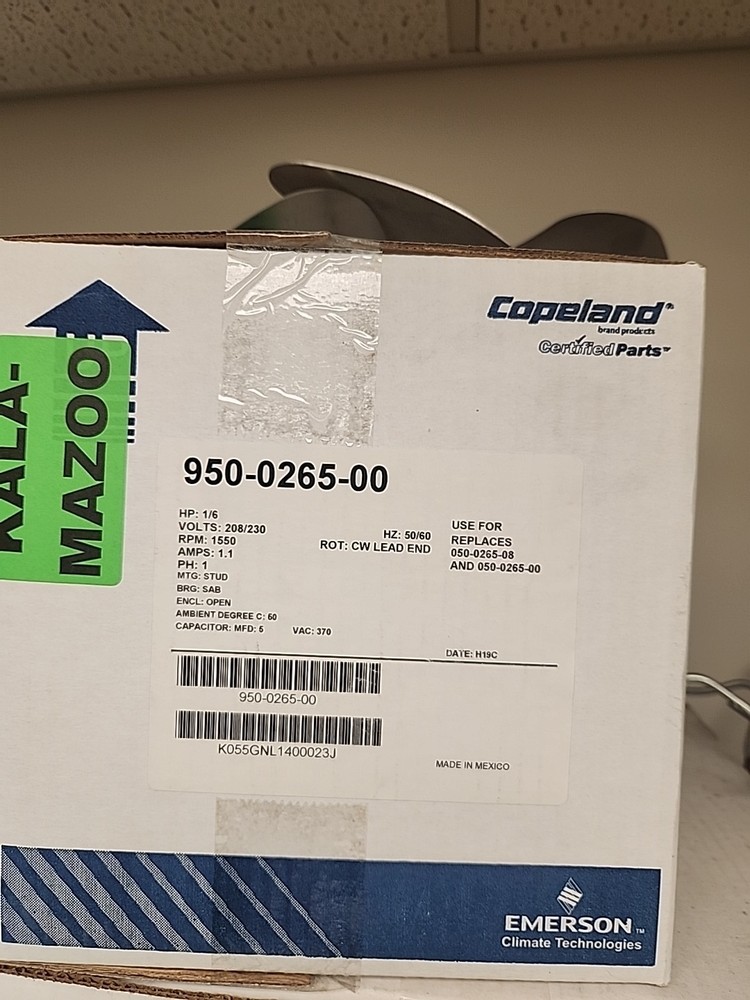 Copeland 950-0265-00  Replacement