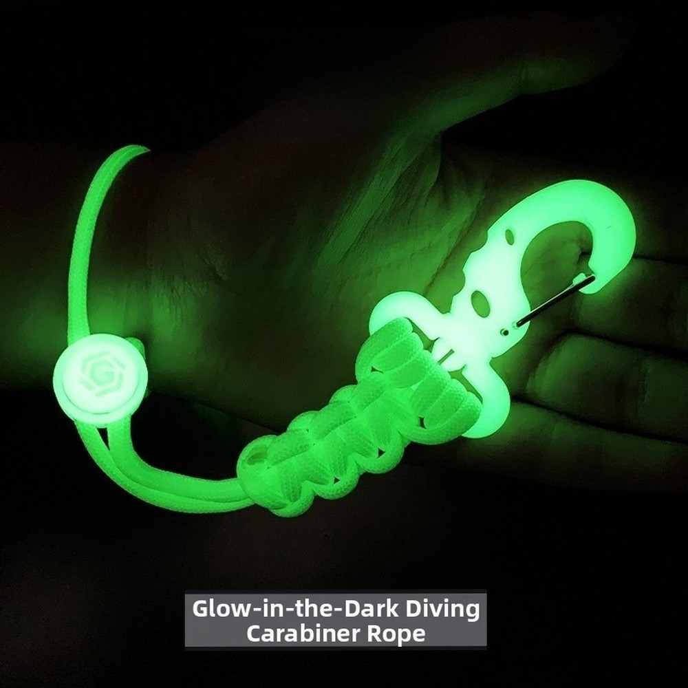 Diving Lanyard with Glow Feature for Camera Housing For Flashlight Mounting