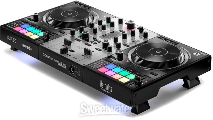 Hercules DJ DJControl Inpulse 500 2-channel DJ Controller - Silver