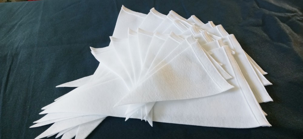 12 PC Sublimation Blanks Flags HTV, DTF Assorted Sizes Per Pack