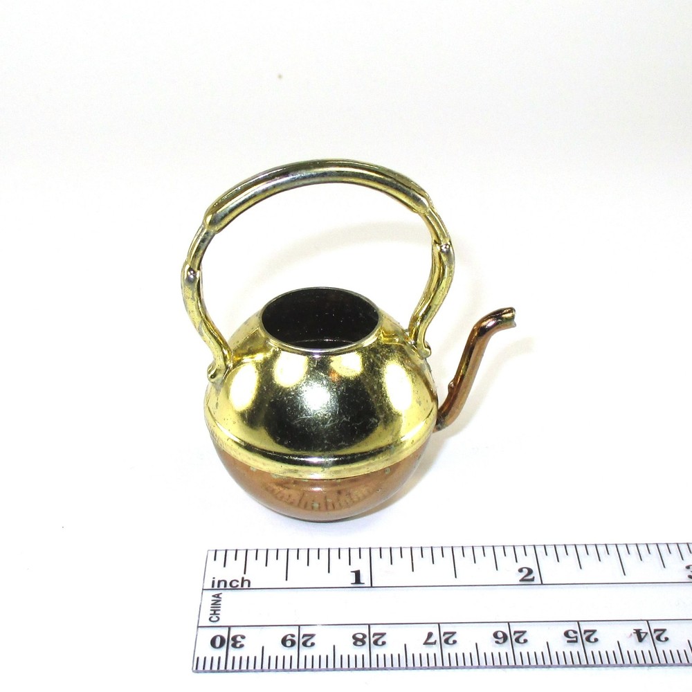 Shadowbox Brass Copper Teapot