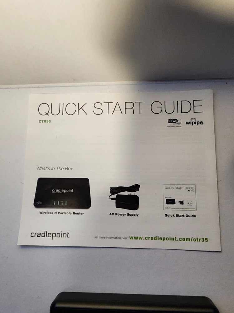 Cradlepoint Wireless Router Tested Works Ctr35 Portable