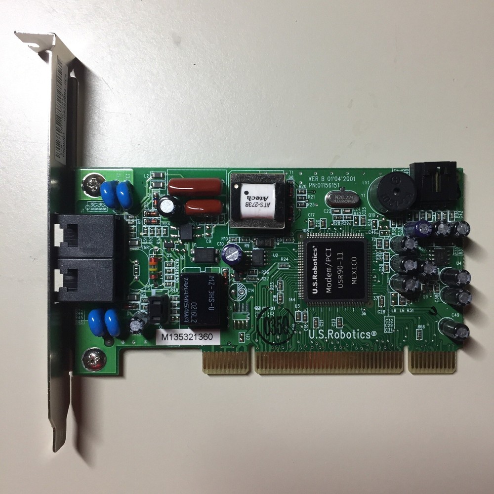 Vintage US Robotics Modem/PCI USR90-11 Modem Card