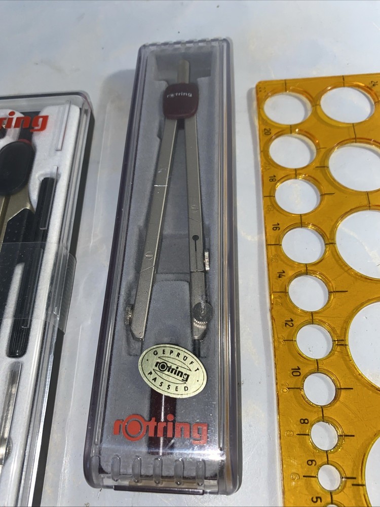 Rotring Compass & Stencil Job Lot