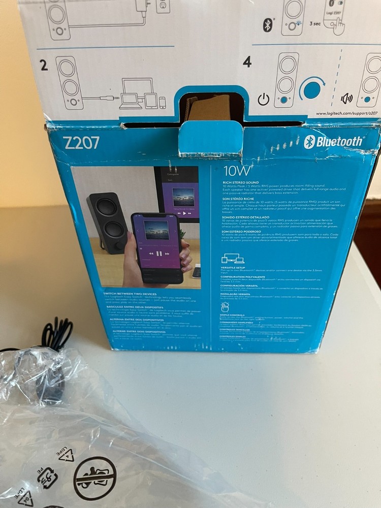 Logitech Z207 Bluetooth Speaker - Black