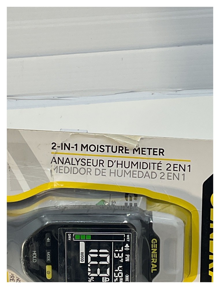 General 2-in-1 Moisture Meter Model MM19