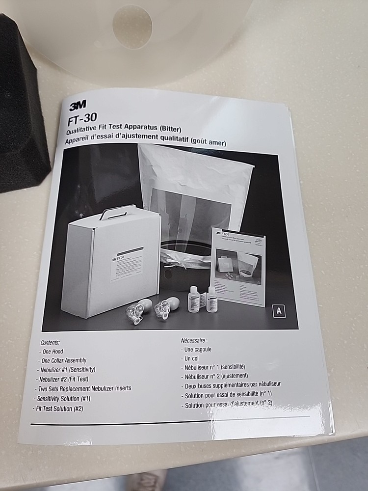 3M FT-30 Qualitative Fit Test Apparatus Kit w/ Bitter Solution