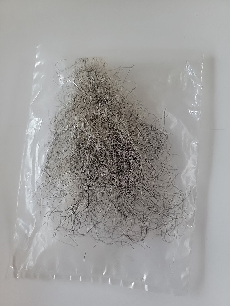 Human Hair Goatee in Gray
