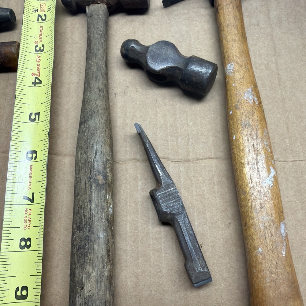 6-Vintage Iron,Carpentry,Wood Working Hammers