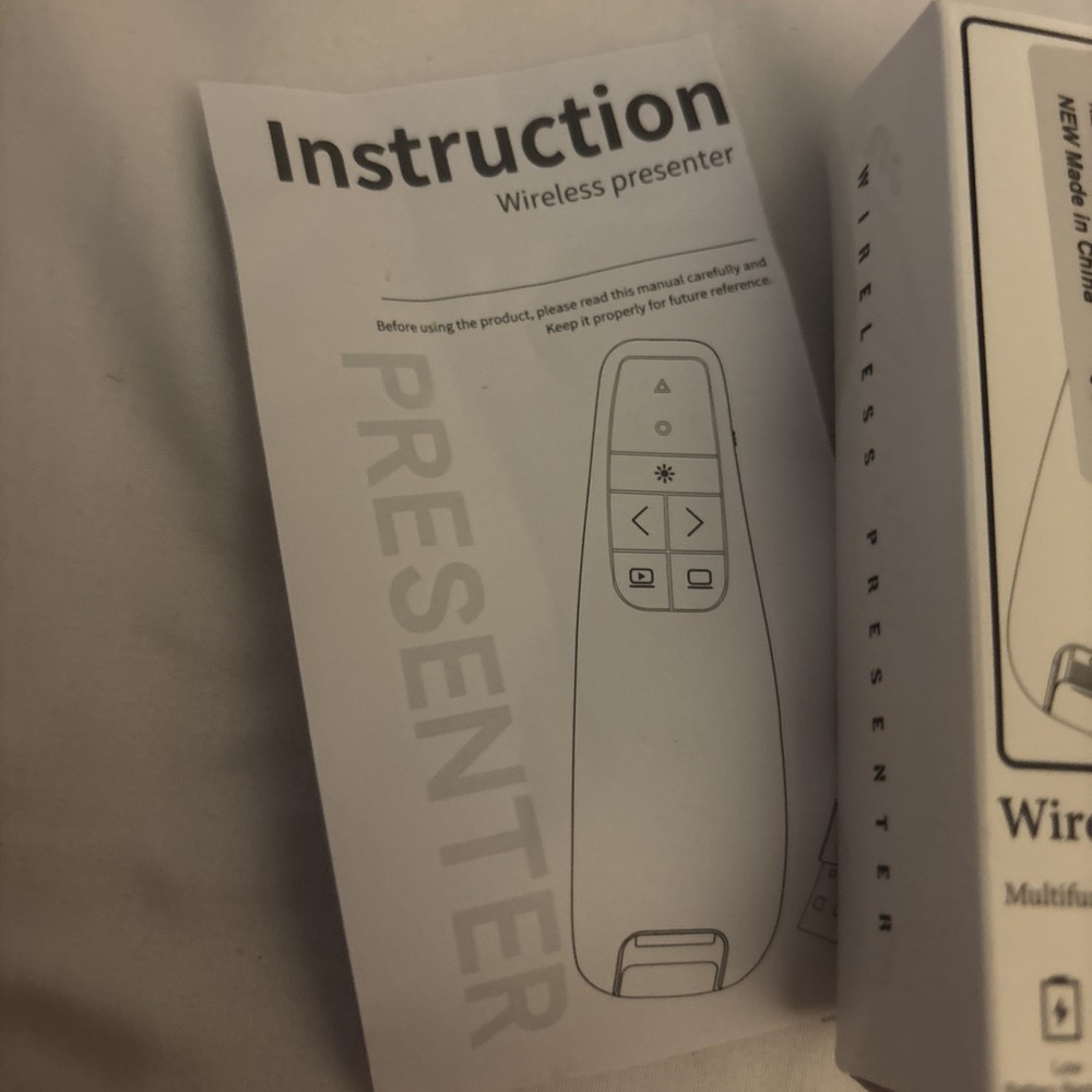 Power point Presentation Remote Control Wireless USB PPT Presenter Laser Pointer