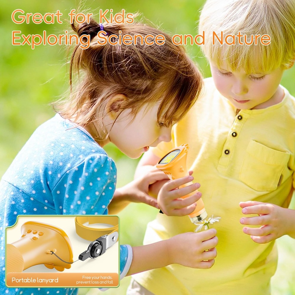 Handheld Digital Microscope for Kids 1000X Portable USB Science Camera