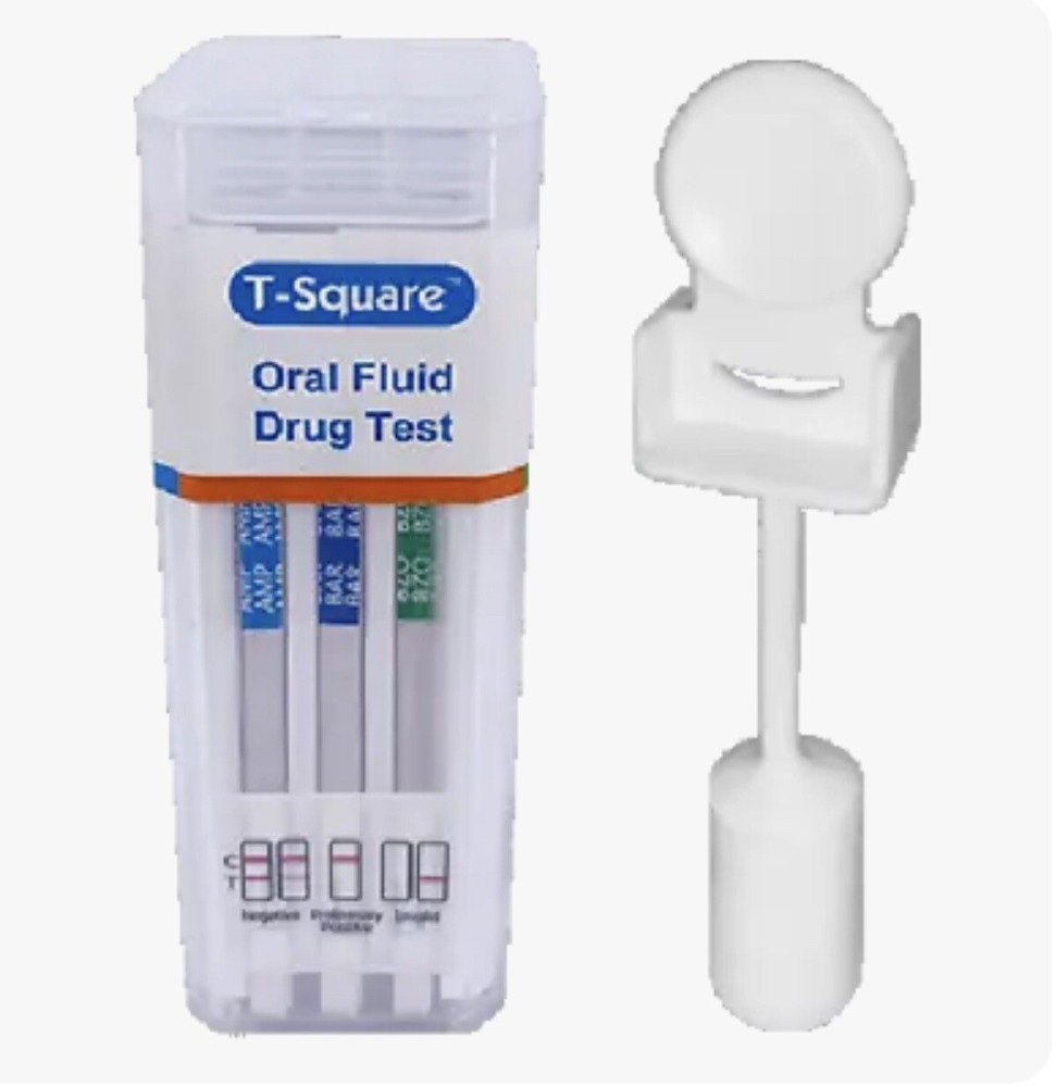 (2 Pack) 3 Panel Cube Oral Saliva Multi-Drug Testing Kit