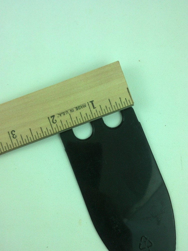 Black Plastic Grill Scraper Spatula
