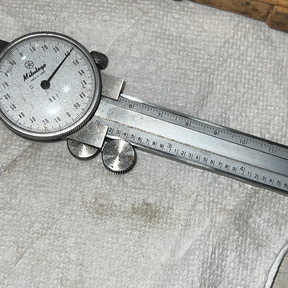 Vintage Mitutoyo Dial Caliper 9”