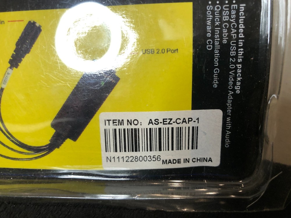 EasyCAP Capture USB 2.0 Video Adapter with Audio