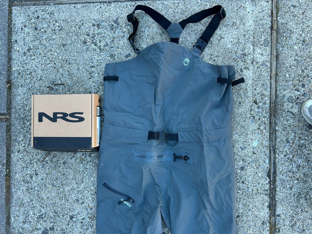 NRS Sidewinder Dry Bibs Lg (used)