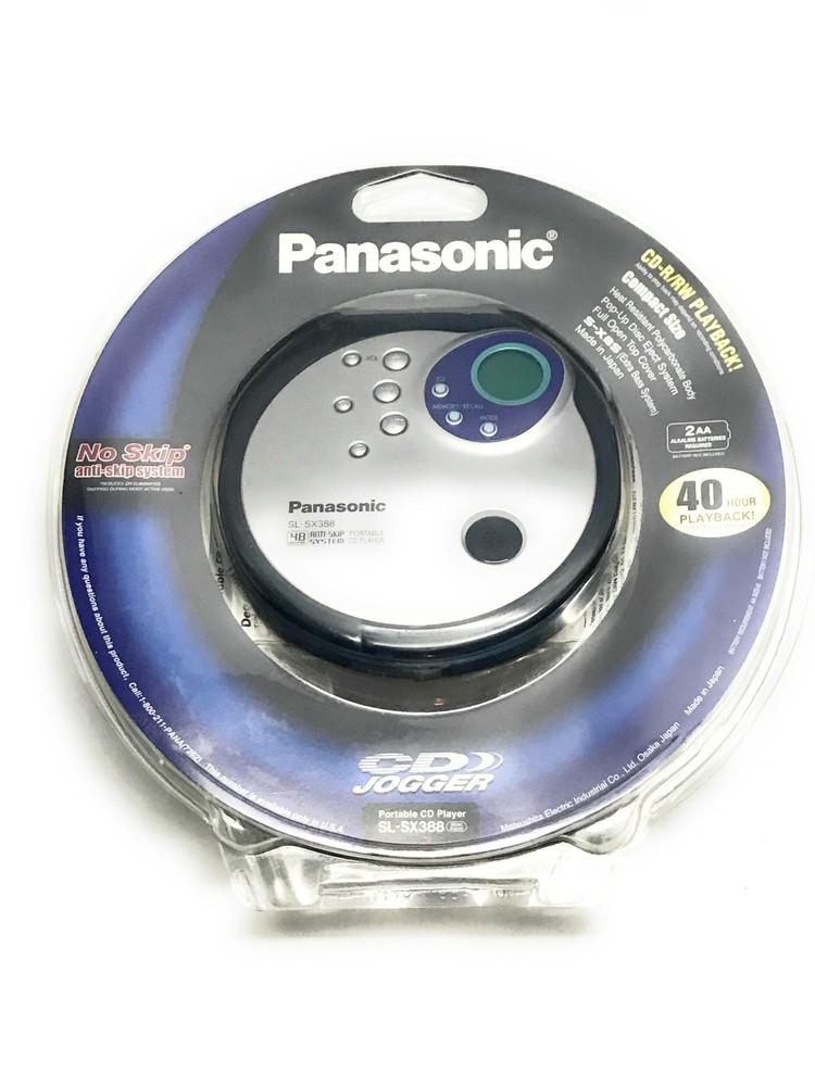 Panasonic CD Jogger Portable CD Player With Anti-Skip System SL-SX388P-S