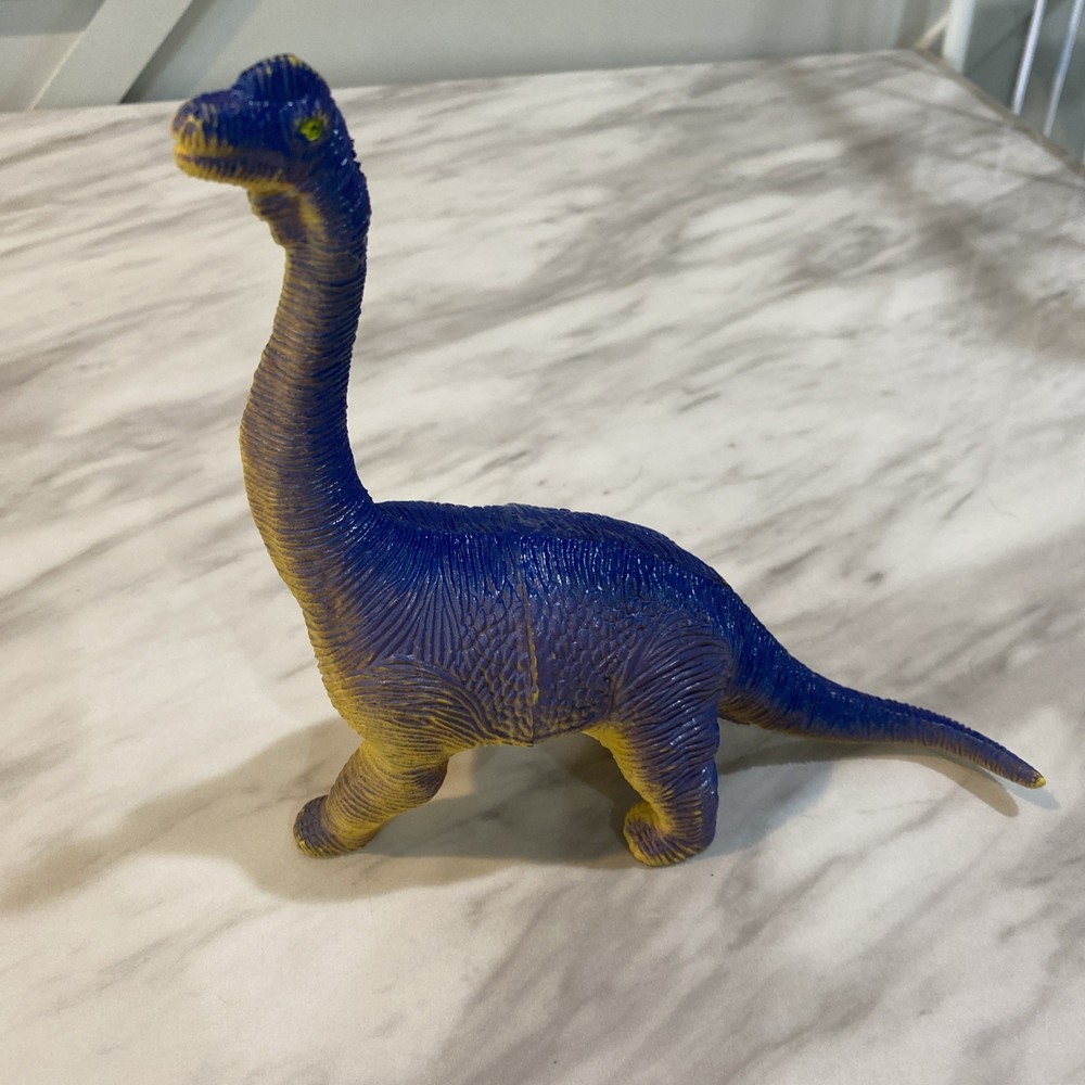 1993 Brachiosaurus Rubber Dinosaur 8" Vintage