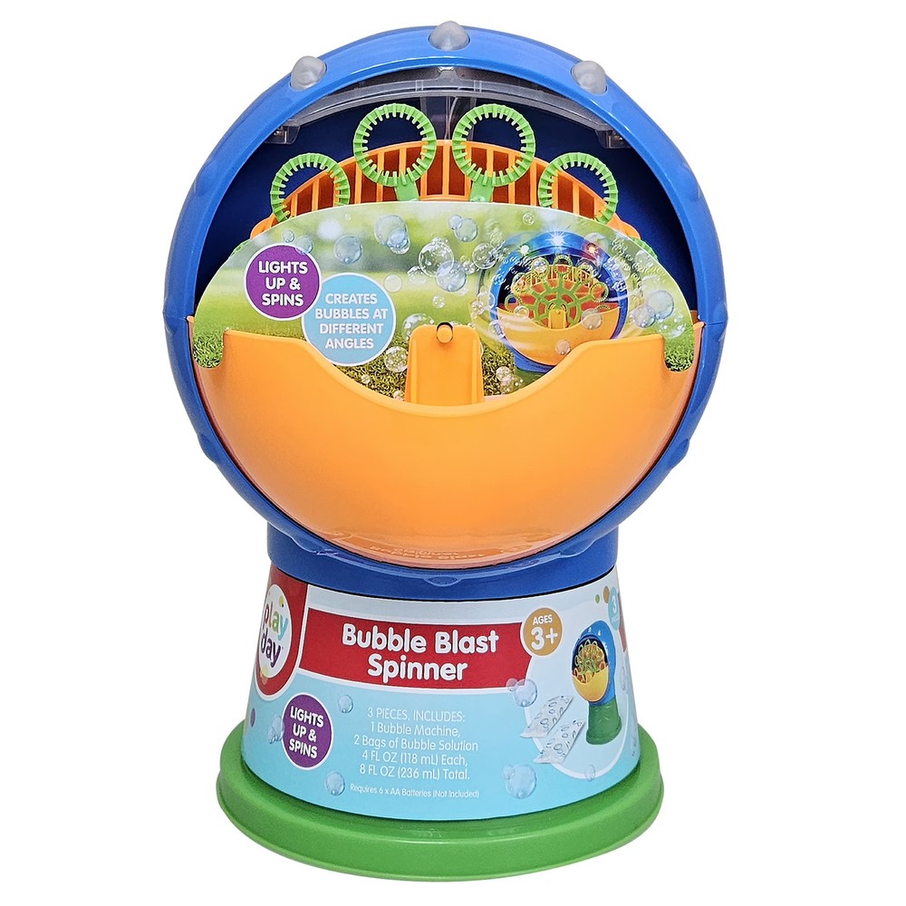 Play Day LED Bubble Blast Spinner