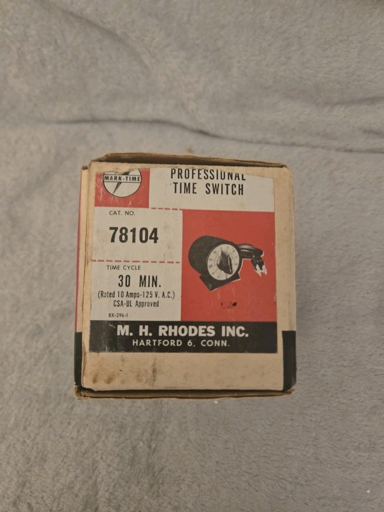 Professional Time Switch #78104 Mark-Time Timing Devices UNTESTED