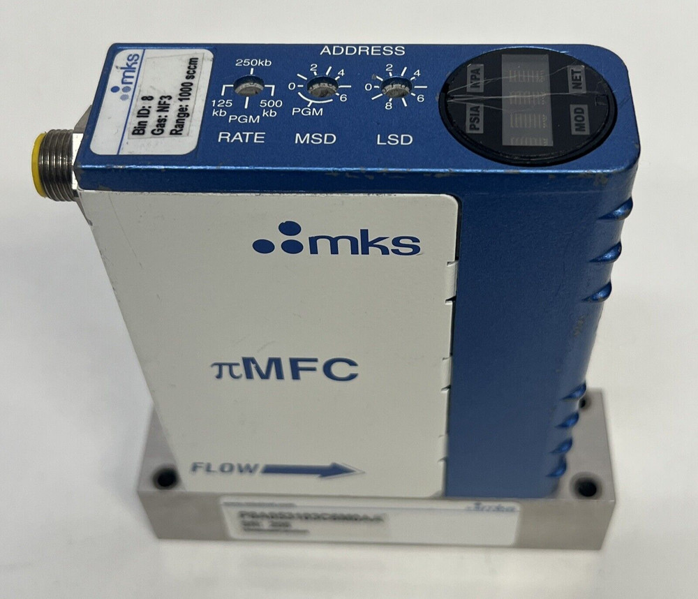 MKS Instruments P8A053103C6M0AA Mass Flow Controller
