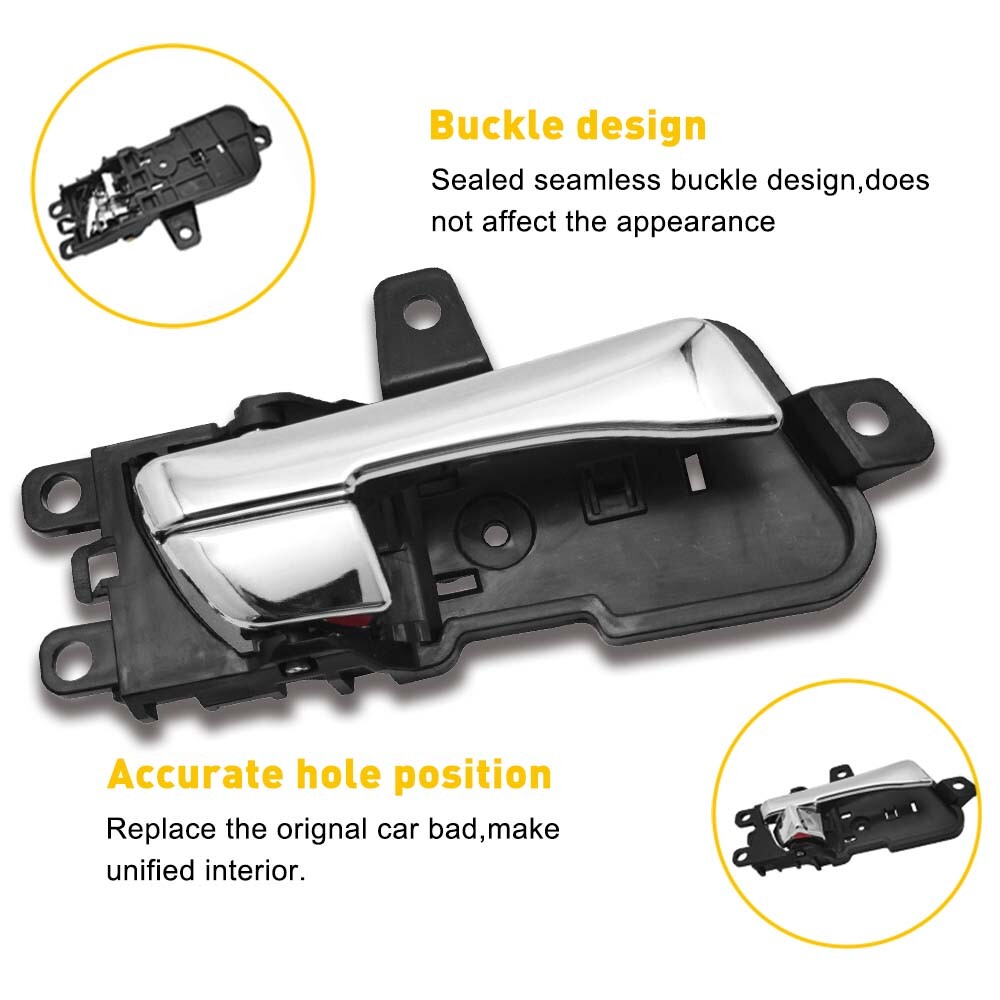 Inside FRONT or REAR Door Handle Passenger Side Chrome For SONATA 2011-2014