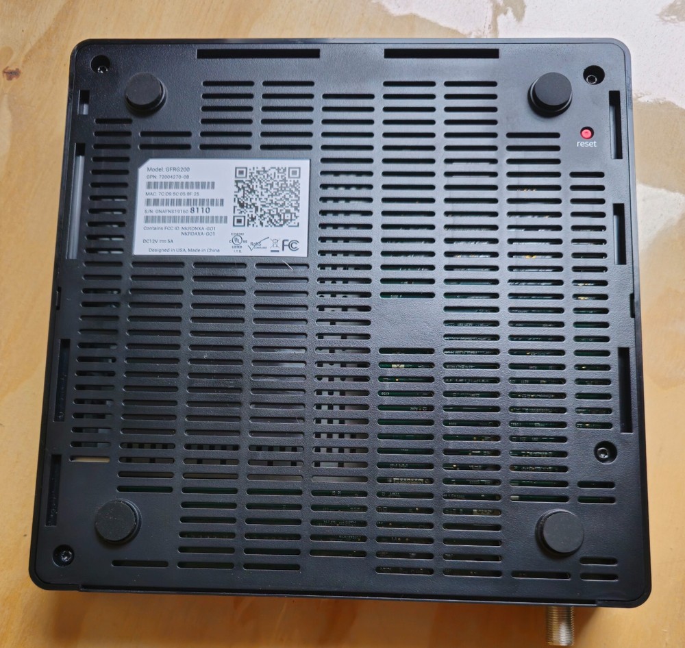Google Fiber Network + Box - Model GFRG200