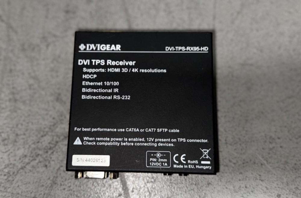 DVIGear DVI TPS Extender (Transmitter and Receiver)