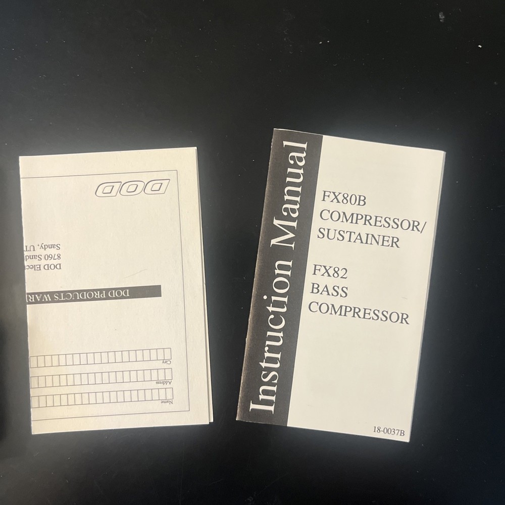 DOD FX82 Bass Compressor Effect Pedal JP