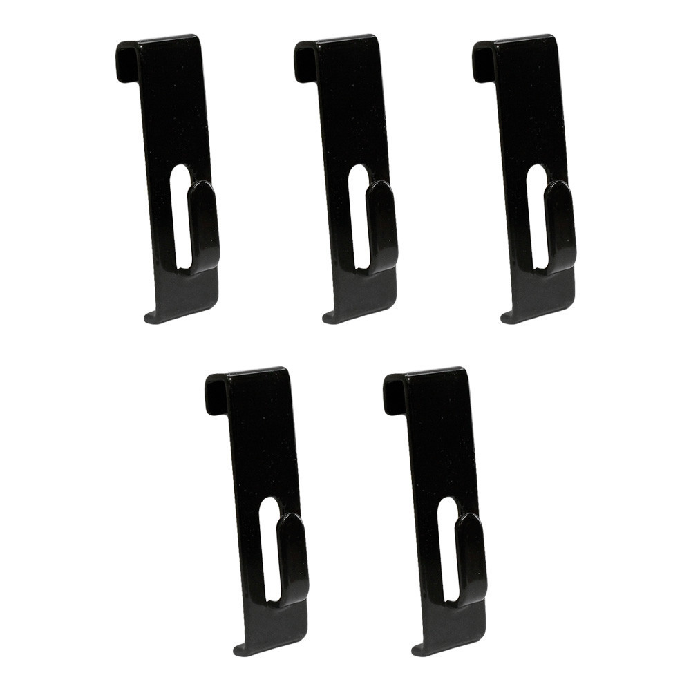 5 Pieces Black Gridwall Utility Hook For Grid Panel Display - Picture Notch