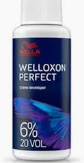 5 Pack Wella Welloxon Perfect Creme Developer 6% 20 Volume 2 oz 60ml