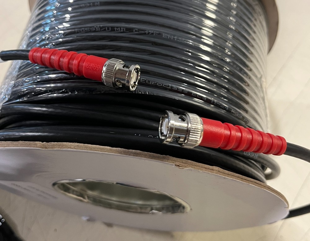 DiGiCo LEADS0049R BNC Cable, 100 Meter, Red