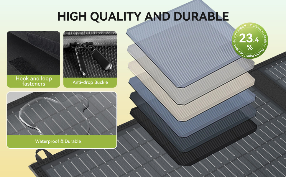 400W Portable Foldable Solar Panel Kit