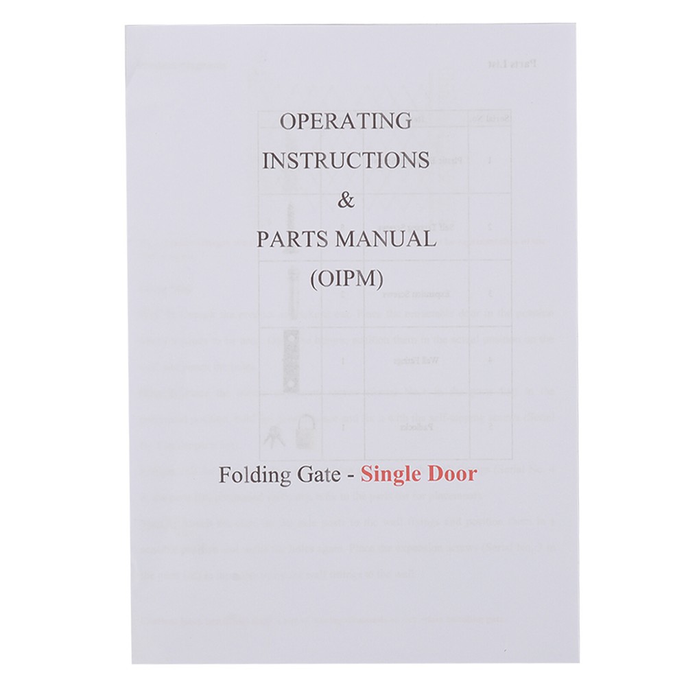 Folding Security Gate 7.22ft x 7.5ft Wall Mount Single Folding Door Scissor Gate
